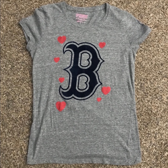 PINK Victoria's Secret Tops - Victoria’s Secret PINK Boston Red Sox ⚾️❤️ Lg Tee